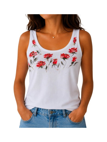 hand_painted_tank_top_women_roses