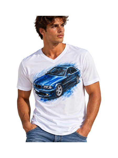 hand-painted-mens-t-shirt-bmw