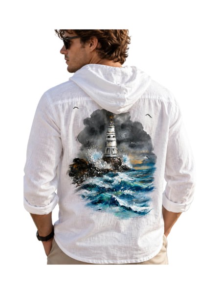 hand-painted-mens-t-shirt-lighthouse