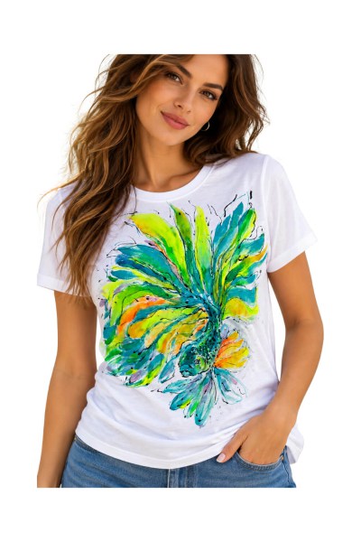 hand_painted_t_shirt_women_gold_fish